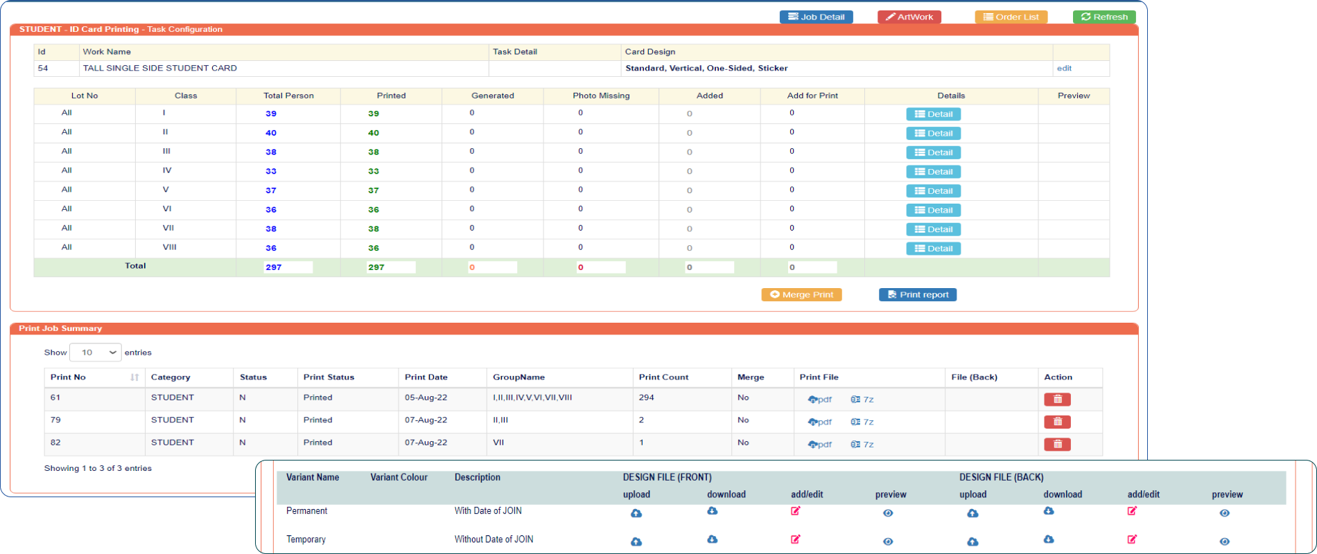Artwork Design slide